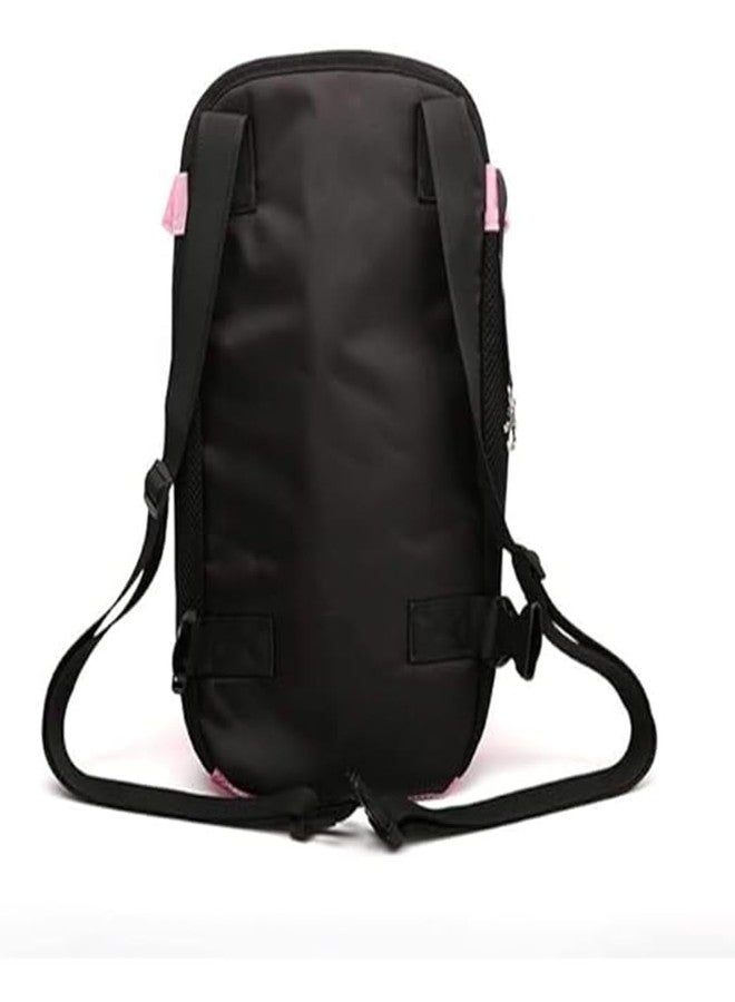 Pets Empire Pet Dog Carrier Pouch Adjustable & Breathable Front Chest Backpack Legs Out Cat Puppy Tote Holder Bag Hold Upto Weight 7kgs- (Medium, Pink) - Image 3